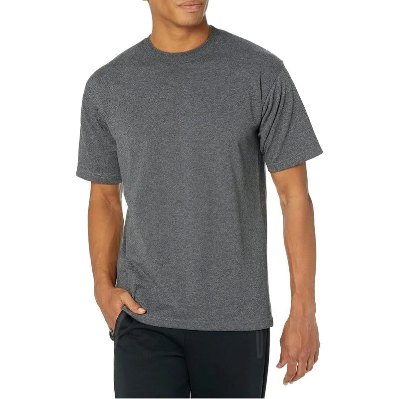 Pro Club Men'S Heavyweight Short Sleeve T-Shirt Top Outfit Cotton Crewneck Original Classic Fabric