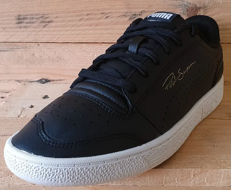 Puma Ralph Sampson Low Leather Trainers UK6/US7/EU39 371591-02 Black/White