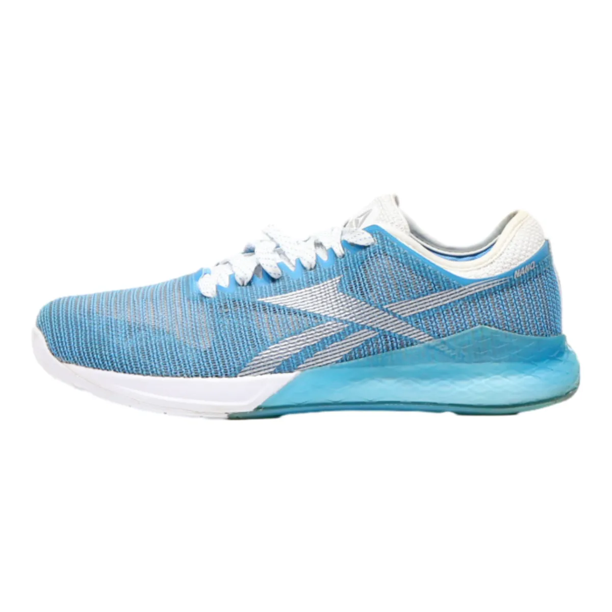 REEBOK Sneaker Trainers Blue Synthetic Womens UK 8