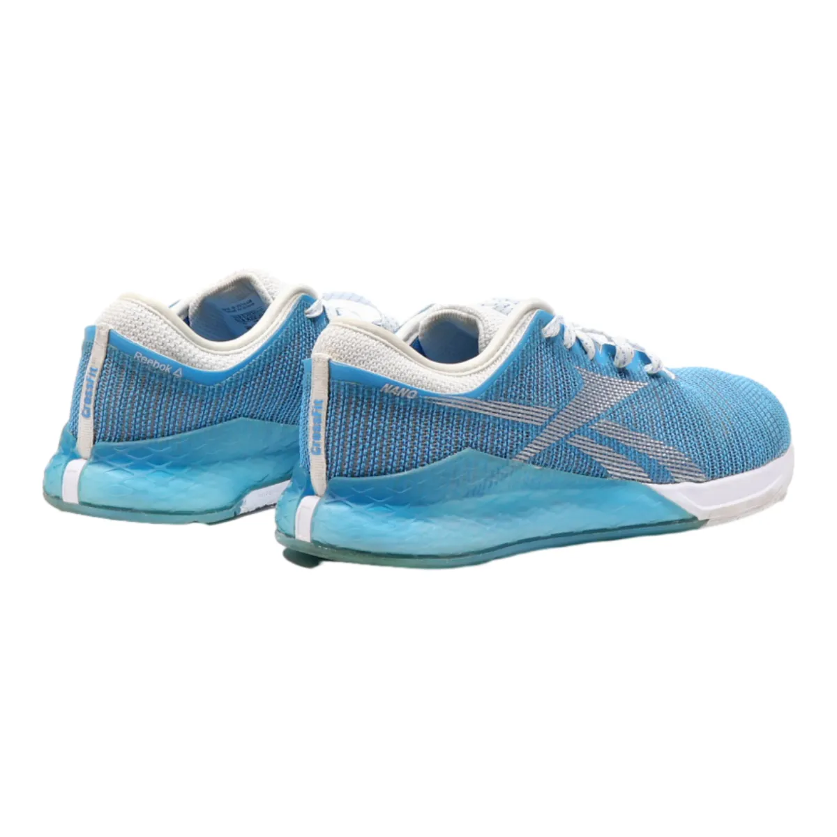 REEBOK Sneaker Trainers Blue Synthetic Womens UK 8