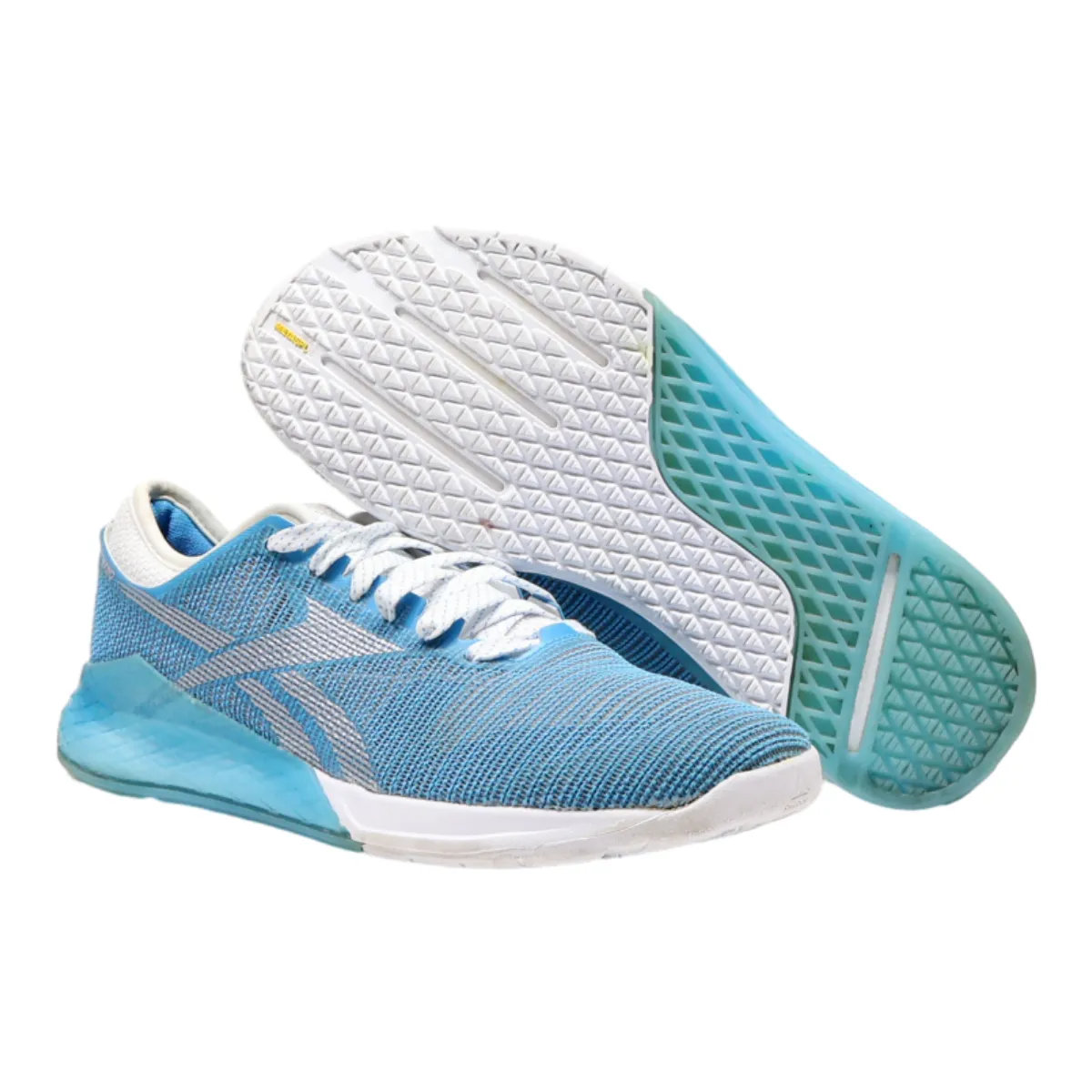 REEBOK Sneaker Trainers Blue Synthetic Womens UK 8