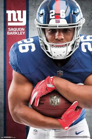 Saquon Barkley "Breakout" New York Giants Official NFL Football Poster - Trends International