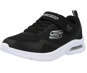 Skechers Kids Mircrospec Trainers - Black / White