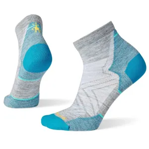 Smartwool Women's Run Zero Cushion Ankle Socks - Lunar Grey