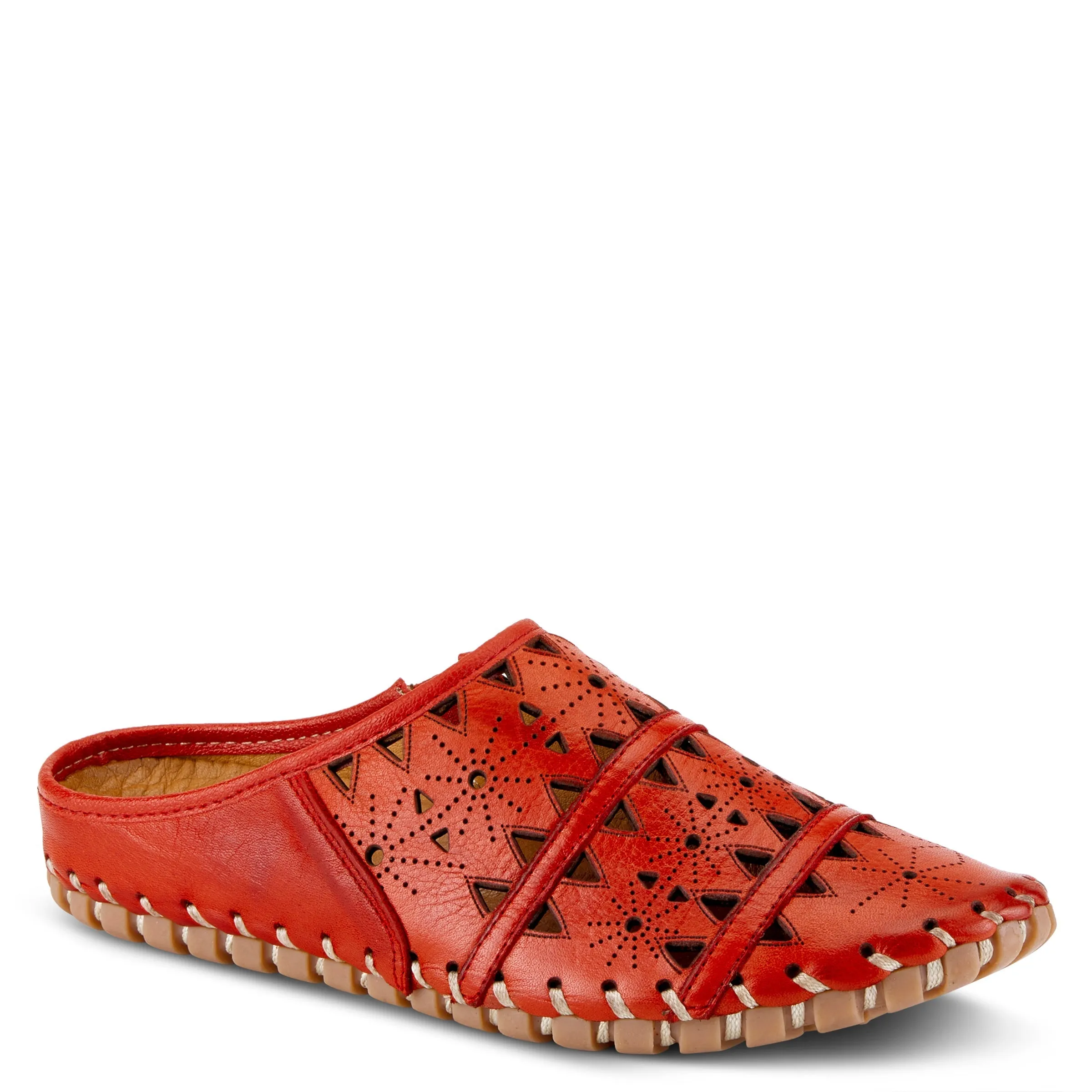 Spring Step Shoes Fusalide Women’s Leather Slip On Clog Shoes