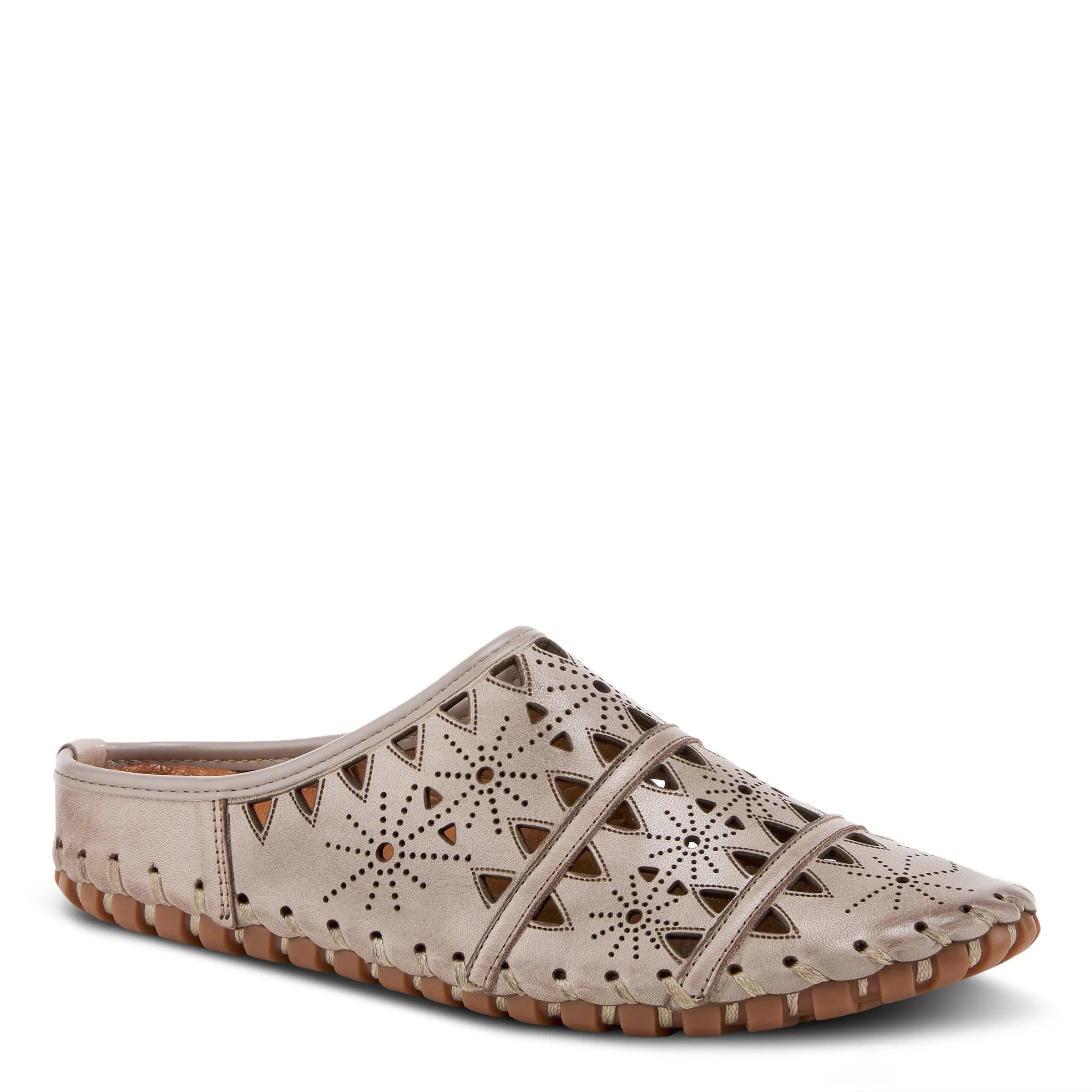 Spring Step Shoes Fusalide Women’s Leather Slip On Clog Shoes