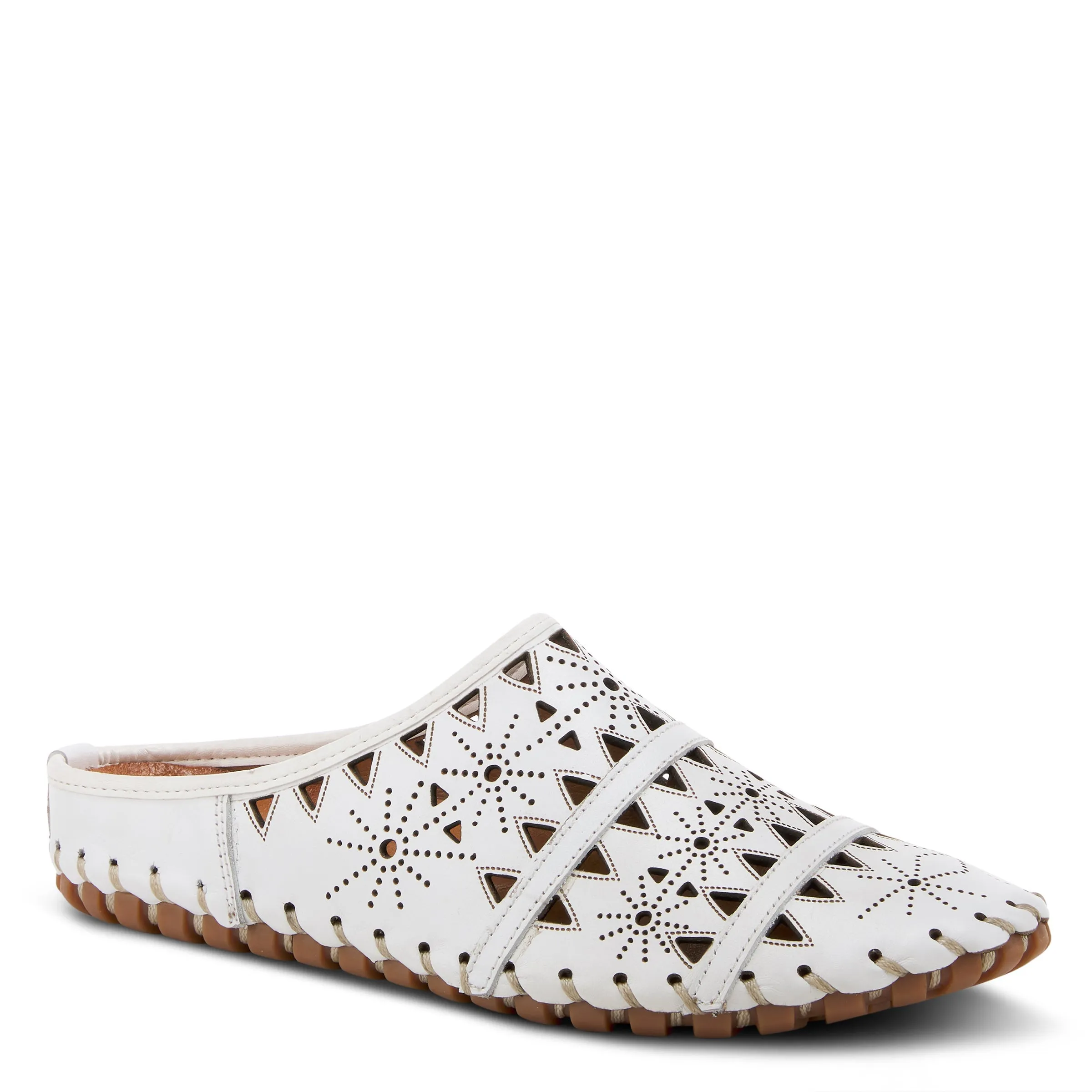 Spring Step Shoes Fusalide Women’s Leather Slip On Clog Shoes