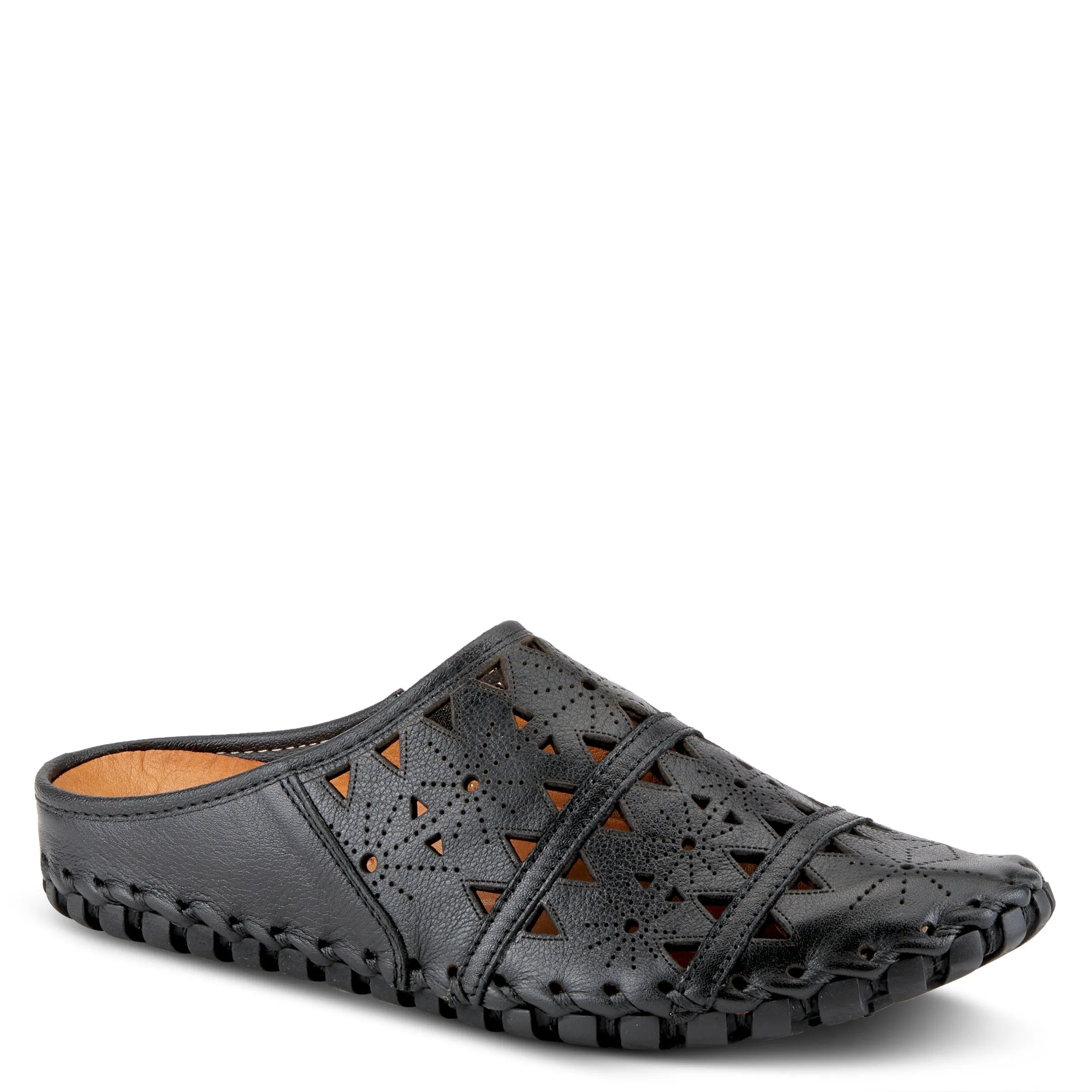 Spring Step Shoes Fusalide Women’s Leather Slip On Clog Shoes