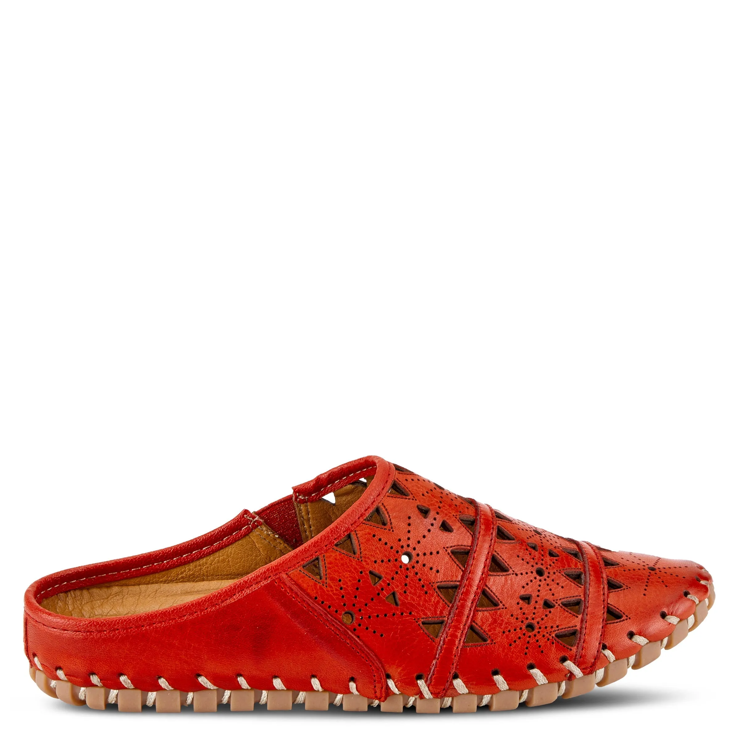 Spring Step Shoes Fusalide Women’s Leather Slip On Clog Shoes