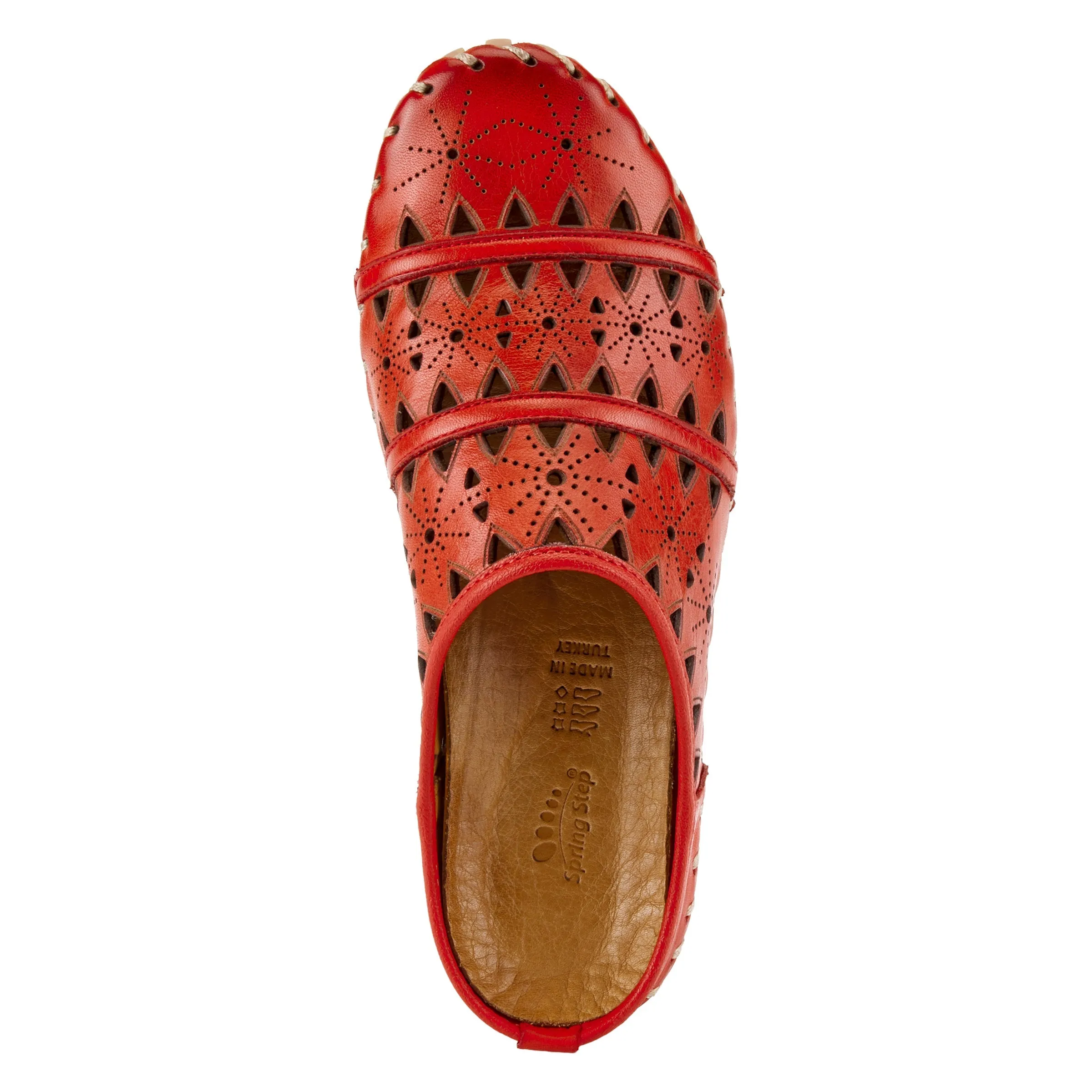 Spring Step Shoes Fusalide Women’s Leather Slip On Clog Shoes