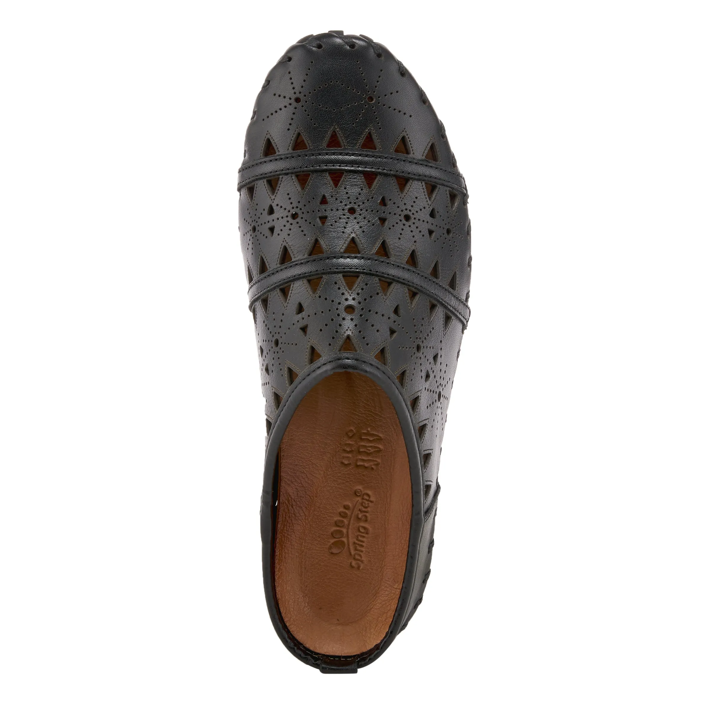 Spring Step Shoes Fusalide Women’s Leather Slip On Clog Shoes