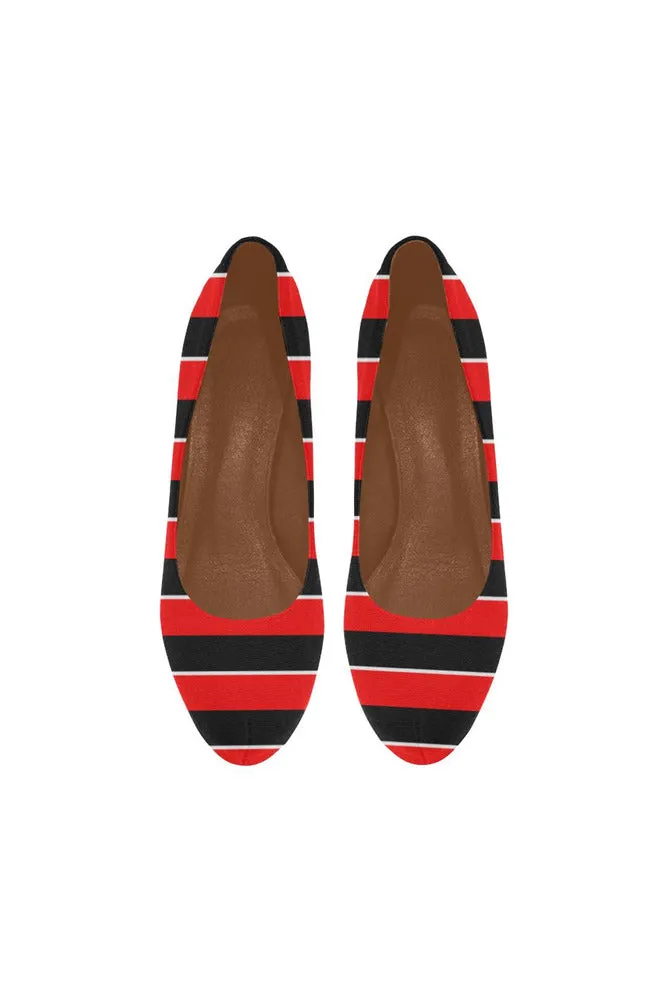 Striped Women's High Heels