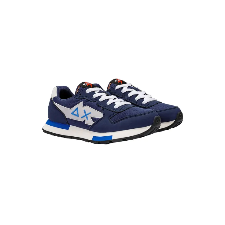 Sun68 scarpa sneakers da ragazzo Jaki Niki Solid Z43321T 07 blu