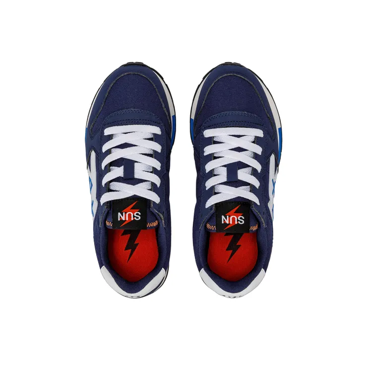 Sun68 scarpa sneakers da ragazzo Jaki Niki Solid Z43321T 07 blu