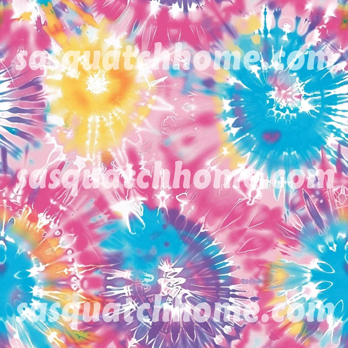 Tie Dye Designs, Women's Slip On Sneakers
