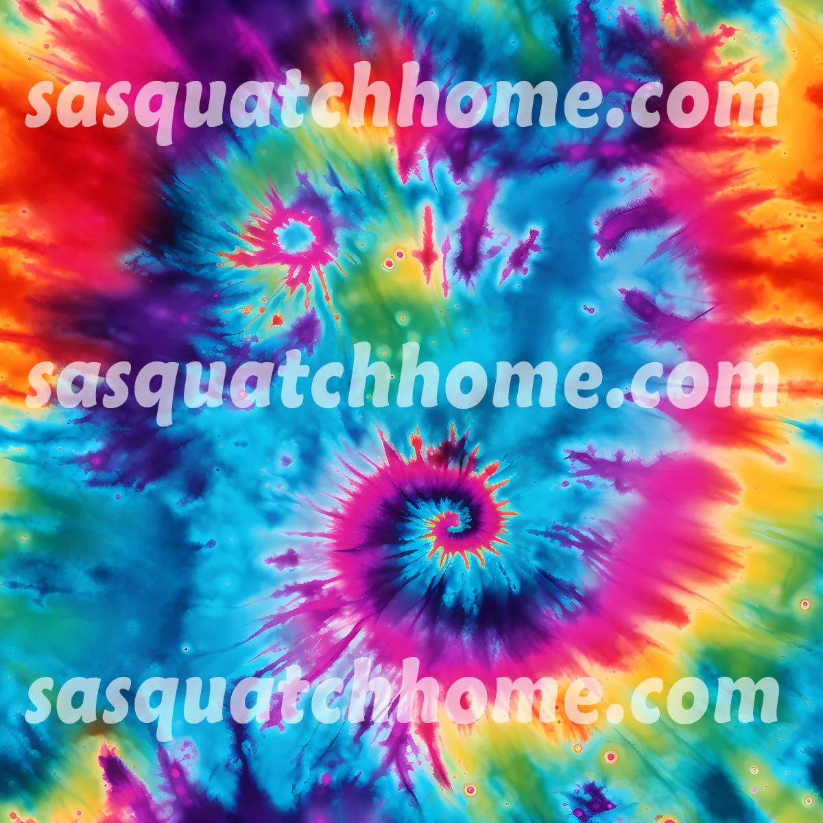 Tie Dye Designs, Women's Slip On Sneakers