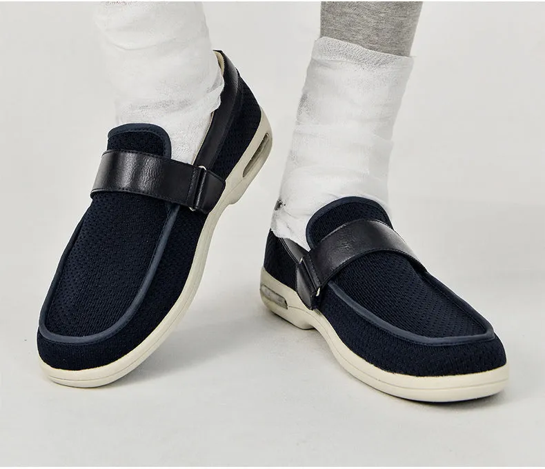 Vanccy Plus Size Wide Diabetic Shoes For Swollen Feet Width Shoes-NW043