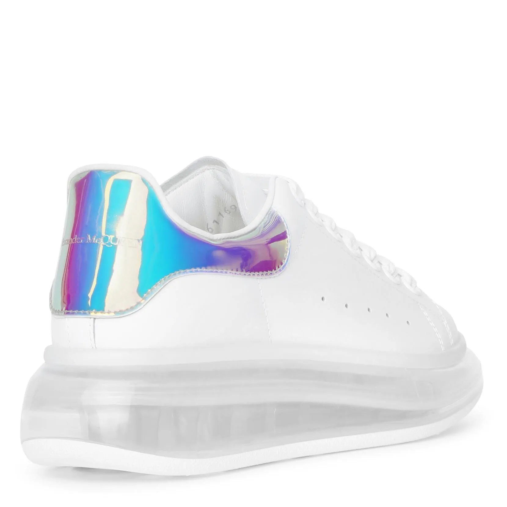 White and holographic classic sneakers