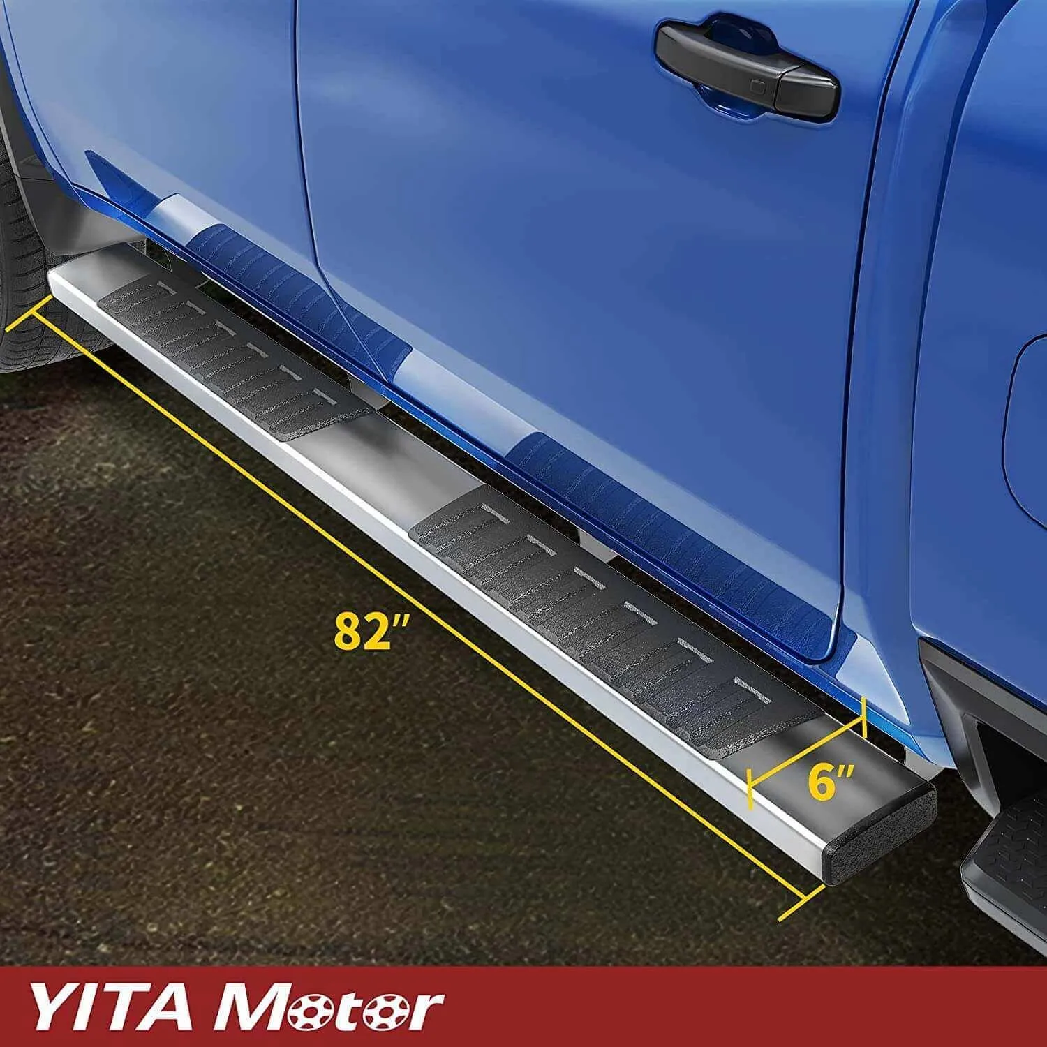 YITAMOTOR Official Store 2019-2024 Chevy Silverado /GMC Sierra Running Boards for Chevy Silverado 1500